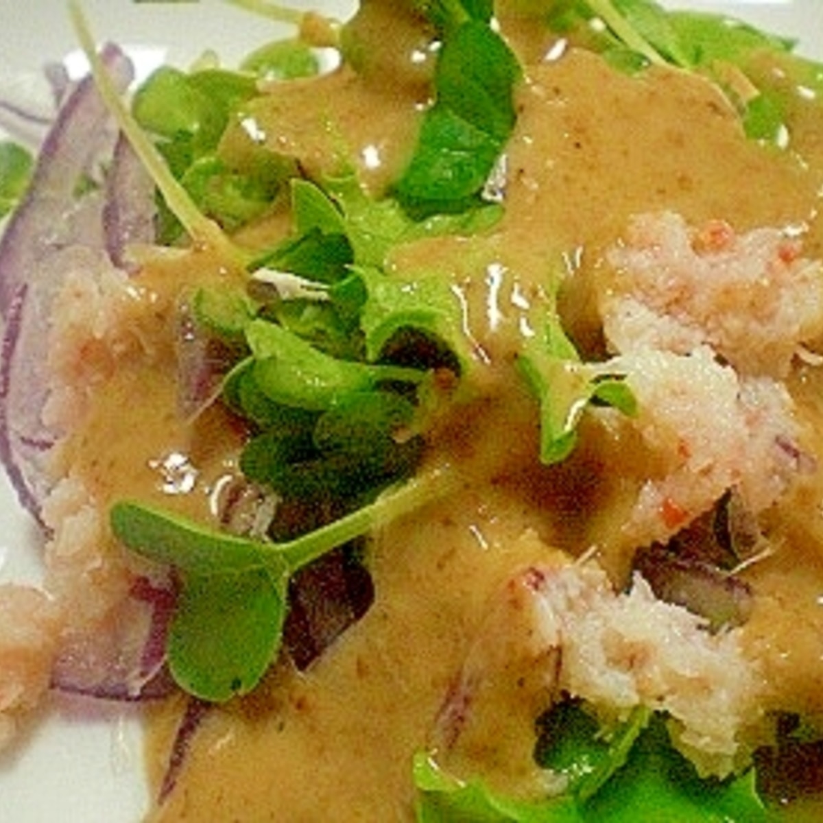 カニ缶とレッドオニオン 野菜のサラダ レシピ 作り方 By ひろりん1106 楽天レシピ